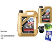 Inspección Filtro Liqui Moly Aceite 6L 10W-40 para Nissan Micra IV K13 1.2 NV200