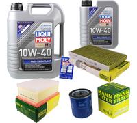 Inspección Filtro Liqui Moly Aceite 6L 10W-40 para Peugeot 307Cc 3B 2.0 16V 3H