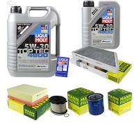 Inspección Filtro Liqui Moly Aceite 6L 5W-30 para Peugeot 206 Hatchback 2A /