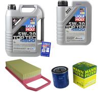 Inspección Filtro Liqui Moly Aceite 6L 5W-30 para Peugeot 407 Sw 6E _ 3.0 6D