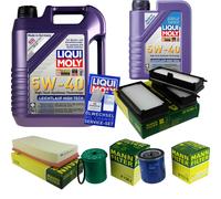 Inspección Filtro Liqui Moly Aceite 6L 5W-40 para Fiat Ulysse 220 2.1 Td Peugeot