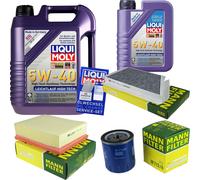 Inspección Filtro Liqui Moly Aceite 6L 5W-40 para Peugeot 206 Hatchback 2A/C .