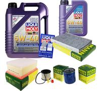 Inspección Filtro Liqui Moly Aceite 6L 5W-40 para Peugeot 307 Sw 3H 2.0 HDI