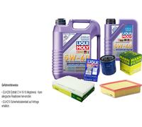 Inspección Filtro Liqui Moly Aceite 6L 5W-40 para Peugeot 307Cc 3B 2.0 16V
