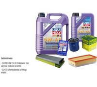 Inspección Filtro Liqui Moly Aceite 6L 5W-40 para Peugeot 607 9D 9U 3.0 V6