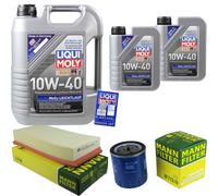 Inspección Filtro Liqui Moly Aceite 7L 10W-40 para Peugeot 406 8B 1.8 16V 2.0