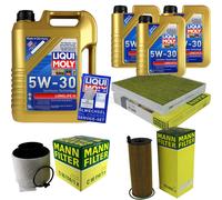 Inspección Filtro Liqui Moly Aceite 8L 5W-30 para Audi Q5 8R 3.0 Tdi de Quattro