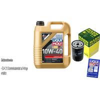 Inspección Kit Filtro Liqui Moly Öl 5L 10W-40 Para VW Polo Classic 86C 80 1.3