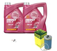 Inspección Set 10 L MANNOL 5W-20 para BMW E31 850iCi 840i 850 CSi E38 740i
