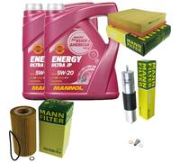 Inspección Set 10 L MANNOL Energy Ultra JP 5W-20 para BMW E38 740i iL 730i E31