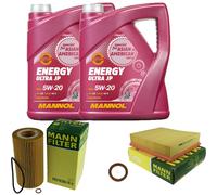 Inspección Set 10L MANNOL Energy Ultra JP 5W-20 para BMW E38 740i iL 730i E32