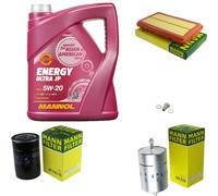 Inspección Set 5L MANNOL Energy Ultra JP 5W-20 para BMW E30 325i 318i