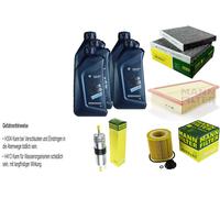 Inspección Set 5L para BMW Aceite Twinpower 5W-30 Mann 5er F10 F18 64030684