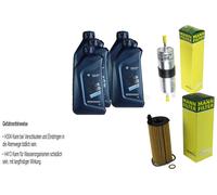 Inspección Set 5L Para BMW Aceite TWINPOWER 5W-30 MANN-FILTER F21 1ER 64030537