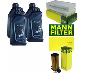 Inspección Set 5L para BMW Aceite Twinpower 5W-30 Mann-Filter Mini F56 F55 2