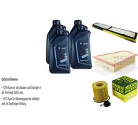 Inspección Set 5L Para BMW Aceite TWINPOWER 5W-30 MANN-FILTER X1 E84 64030536