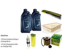 Inspección Set 5L Para BMW Aceite TWINPOWER 5W-30 MANN-FILTER X1 E84 64030642