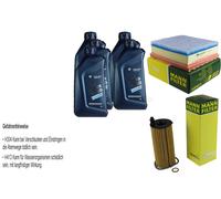 Inspección Set 5L para BMW Aceite Twinpower 5W-30 Mann+Hummel F30 F80 F31
