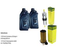 Inspección Set 5L para BMW Aceite Twinpower 5W-30 Mann Mini F55 F56 64030524