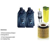 Inspección Set 6 L para BMW Aceite Twinpowerturbo 5W-30 5er Touring F11 X1 E84