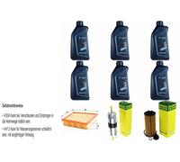 Inspección Set 6 L para BMW Aceite Twinpowerturbo 5W-30 Mini De Clubman F54