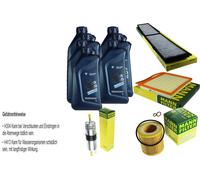 Inspección Set 7L para BMW Aceite Twin Power Turbo 5W-30 1er Coupé E82 3er E92