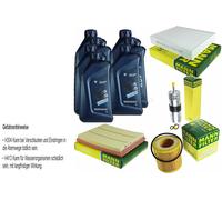 Inspección Set 7L para BMW Aceite Twin Power Turbo 5W-30 4 Cupé F32 F82 10960439