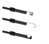 Inspecciona las esquinas oscuras con confianza utilizando una cámara de espejo de inspección impermeable HD 1080P, diseño ultra delgado de 5 5 mm y 6 luces LED ajustables (cable duro 5)
