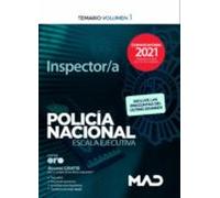 Inspector/a De Policía Nacional. Temario Volumen 1