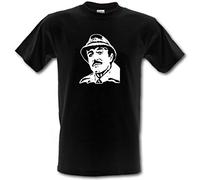Inspector Clouseau Pink Panther Peter Sellers Che Guevara - Camiseta de algodón pesado Negro Negro ( XL