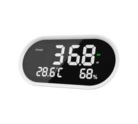 Inspector de calidad del aire Detección simultánea de ruido Temperatura Humedad Pantalla LCD para hospitales escolares Medidor de niveles de sonido digital