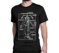 Inspector Gadget 80s Cartoon T-Shirt Men Retro TV Novelty Pure Cotton tee Shirt Crew Neck Short Sleeve T Shirts Tops