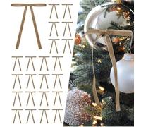 Inspira alegría esta temporada con nuestra exquisita colección de adornos de lazo suave. Este juego premium está perfectamente diseñado para tu estilo único (café claro)