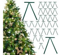 Inspira alegría esta temporada con nuestra exquisita colección de adornos de lazo suave. Este juego premium está perfectamente diseñado para tu estilo único (verde oscuro)