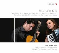 Lux Nova Duo – Inspiración Bach: Transcripciones para acordeón y guitarra