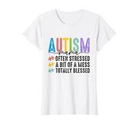 Inspiración de piezas de rompecabezas para concienciar sobre el autismo de Austin Mama Camiseta