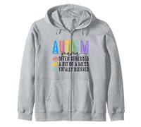 Inspiración de piezas de rompecabezas para concienciar sobre el autismo de Austin Mama Sudadera con Capucha