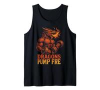 Inspiración para Entrenar Dragons Pump Fire Fierce Camiseta sin Mangas