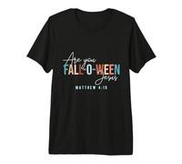 Inspirado en el otoño: ¿Eres Jesús de Fall-O-Ween Camiseta Premium