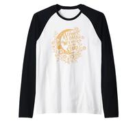 Inspirador Celestial Moon, Stars Cita, Edgar Allan PoE Camiseta Manga Raglan