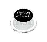 Inspirador Eres más Fuerte Que la tormenta PopSockets PopGrip para MagSafe