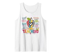 Inspirador Maestro Educador Escuela Apreciación Camiseta sin Mangas