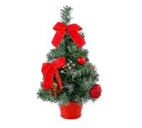 Inspiradora decoración de maceta para árbol de Navidad que mejora cualquier espacio con alegría navideña (rojo)