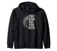 Inspiradora Ley de Atracción Cita Buda Espiritual Zen Sudadera con Capucha