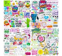Inspiradoras Frases Pegatinas 200 Stickers de Mente Citas Positivas Palabras Calcomanías Impermeable Vinilo Adhesivas Pegatinas para Movil Portátil Botella libro Scrapbooking Journal Laptop Viaje Bici