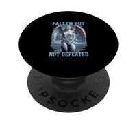 Inspirando a Angel con decir "Fall pero no derrotado" PopSockets PopGrip Adhesivo