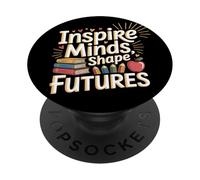 Inspirar Mentes Forman Futuros Maestro PopSockets PopGrip Adhesivo