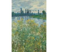 Inspiration by Great Masters - Claude Monet Notebook: Banks of the Seine, Vétheuil (1880): Daily Planner · Goals, To-Dos & Notes · 6×9 inch (A5) · 64 Pages