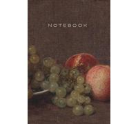 Inspiration by Great Masters - Henri Fantin-Latour Notebook: Still Life with Peaches and Grapes (1896): Daily Planner · Goals, To-Dos & Notes · 6×9 inch (A5) · 64 Pages
