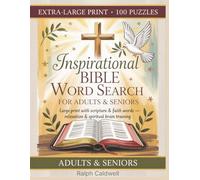 Inspirational Bible Word Search for Adults & Seniors: Large Print Puzzles with Scripture & Faith Words - Relaxation & Spiritual Brain Training